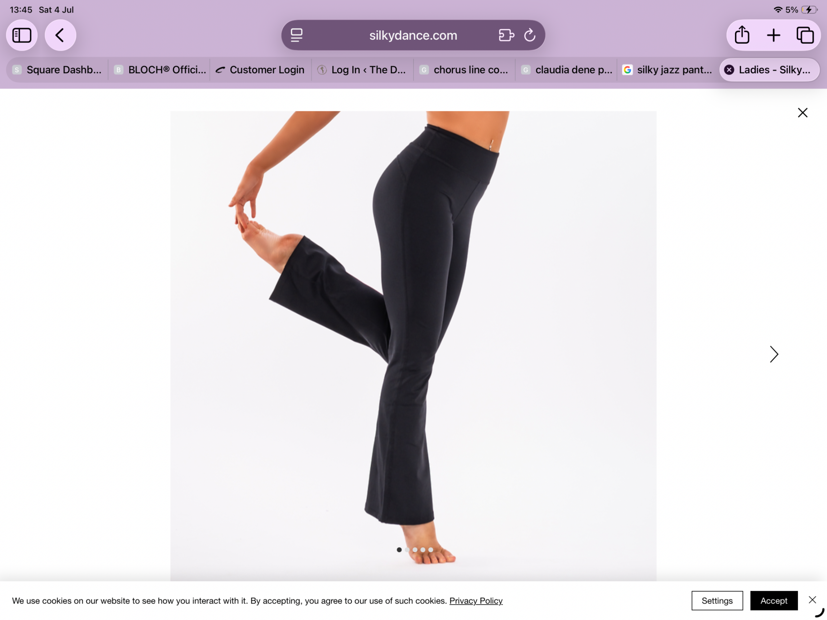 Silky jazz pants