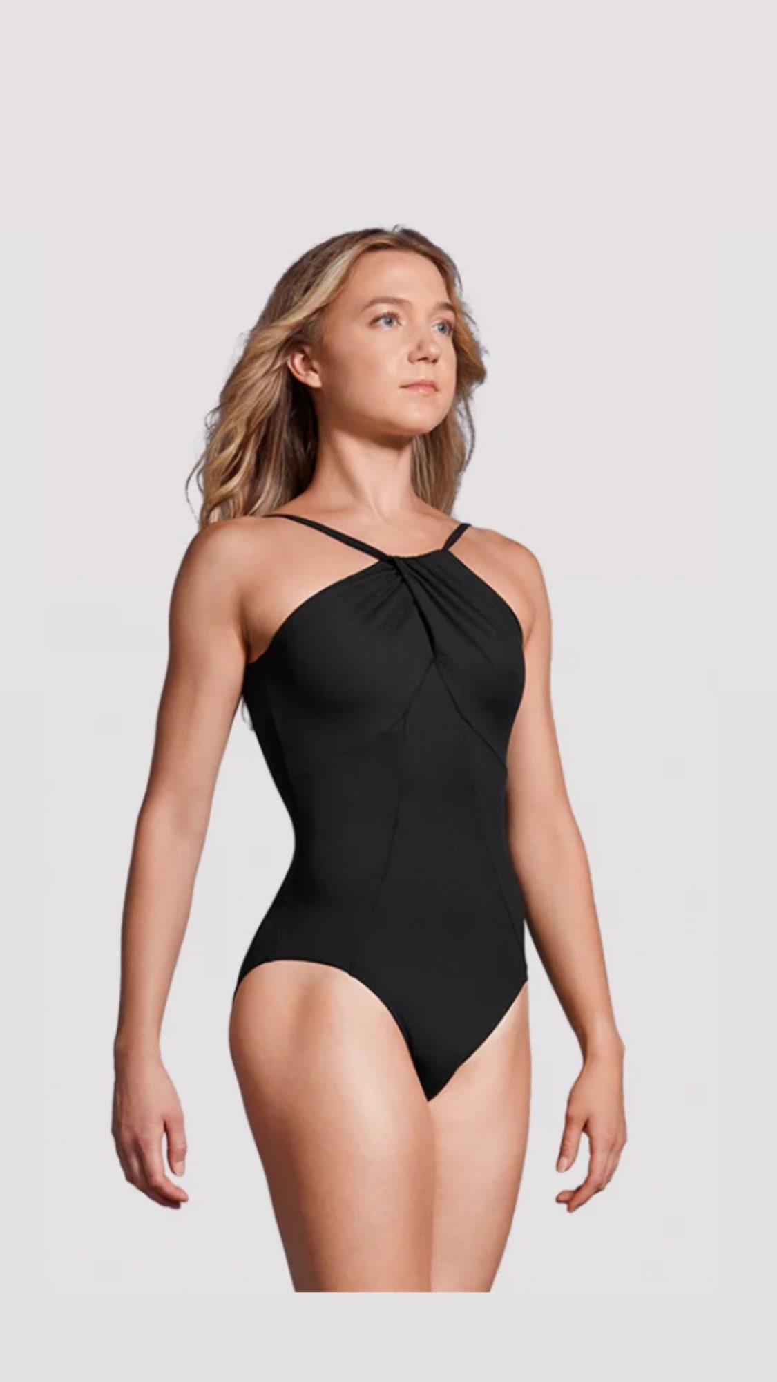 Bloch Mirella BL Twist Neck Halter leotard