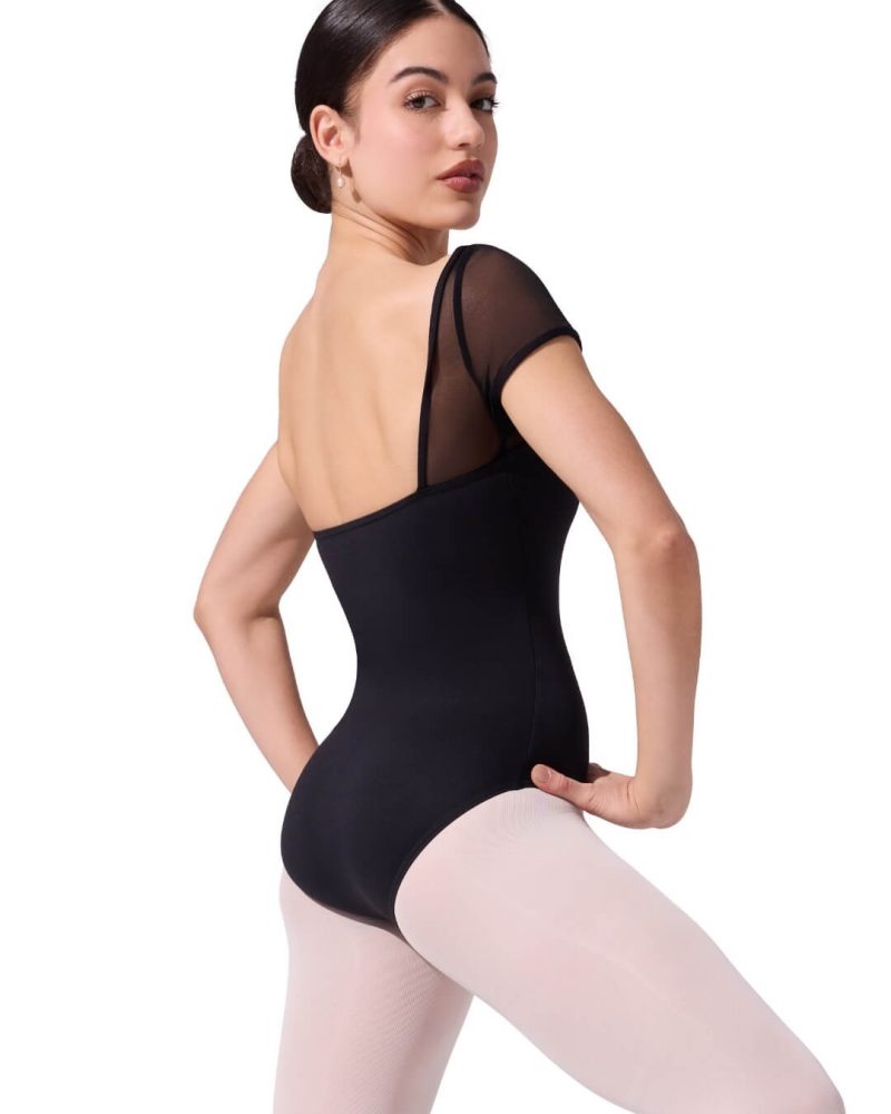 Capezio mesh yolk leotard