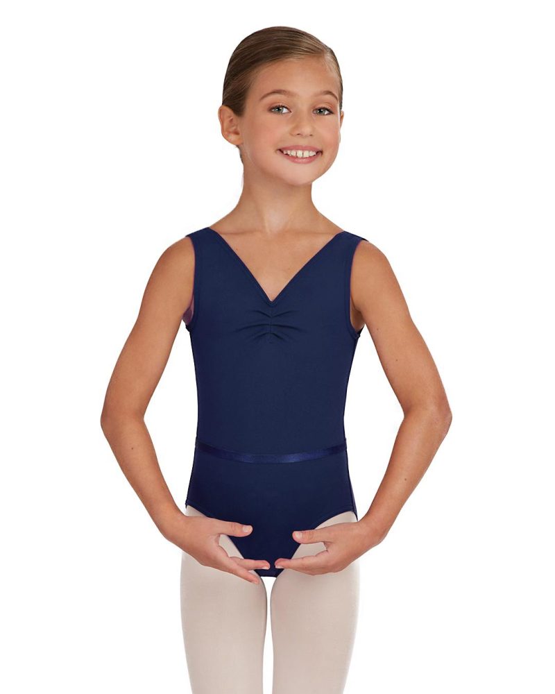 Capezio V neck leotard