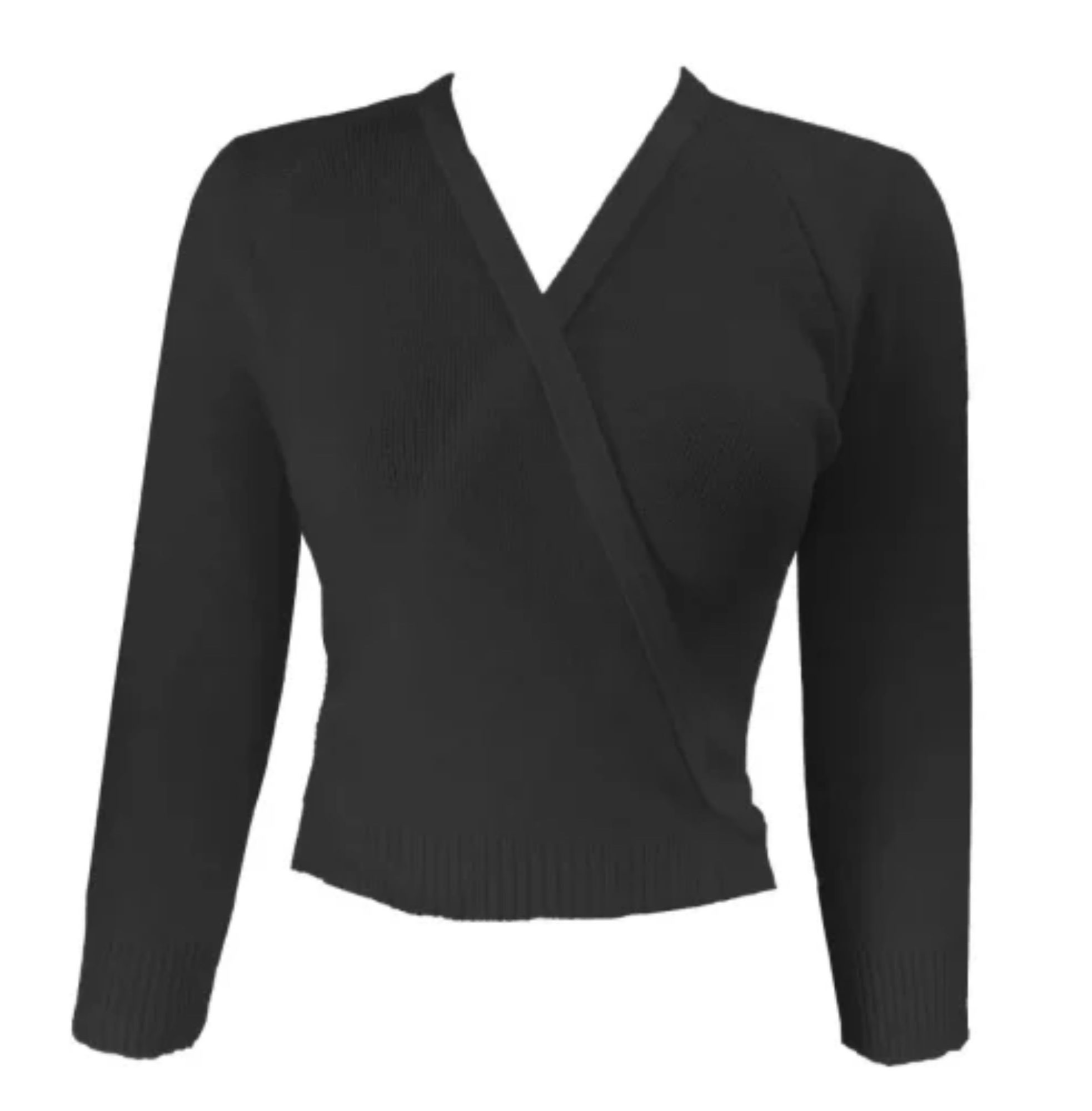 Ballet wrap cardigan