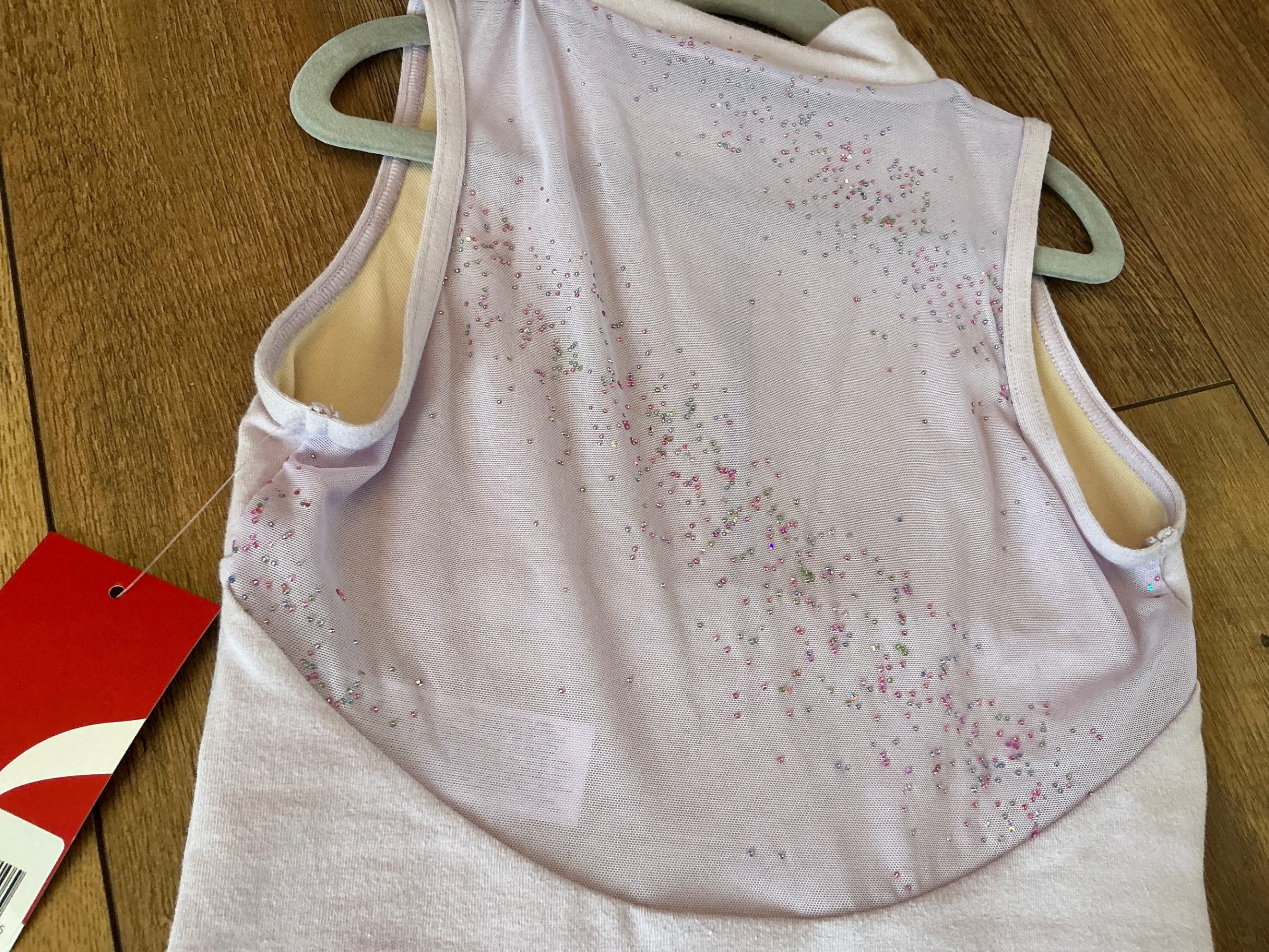 Capezio zip front glam leotard