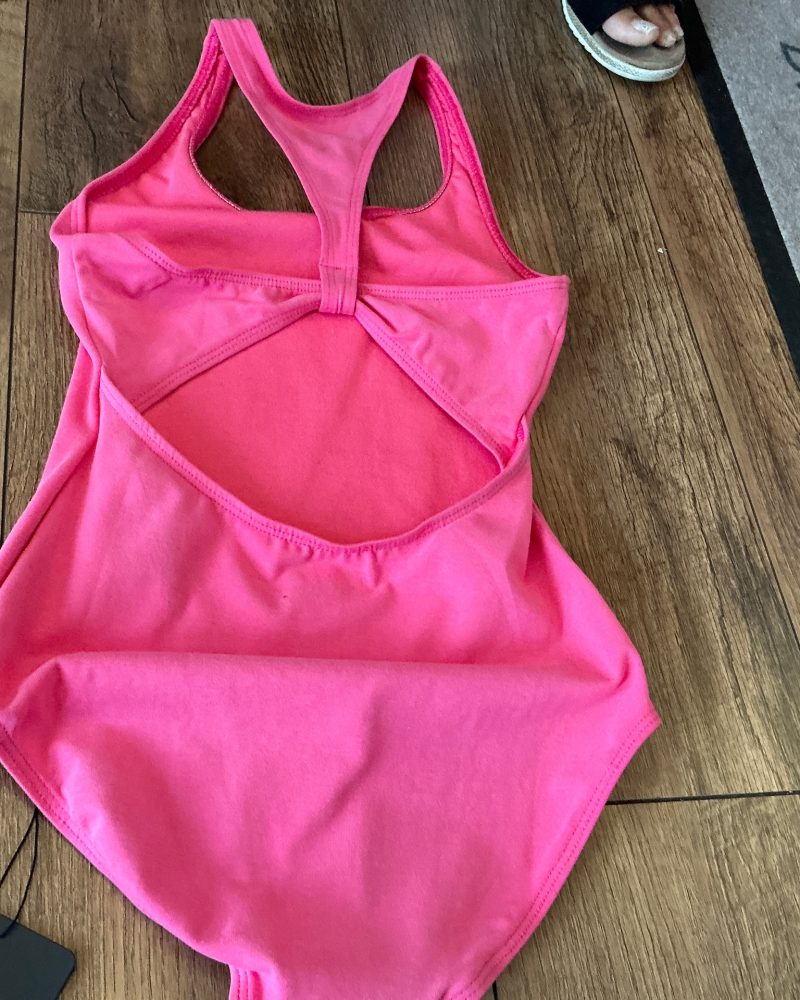 lulli cotton racer back leotard