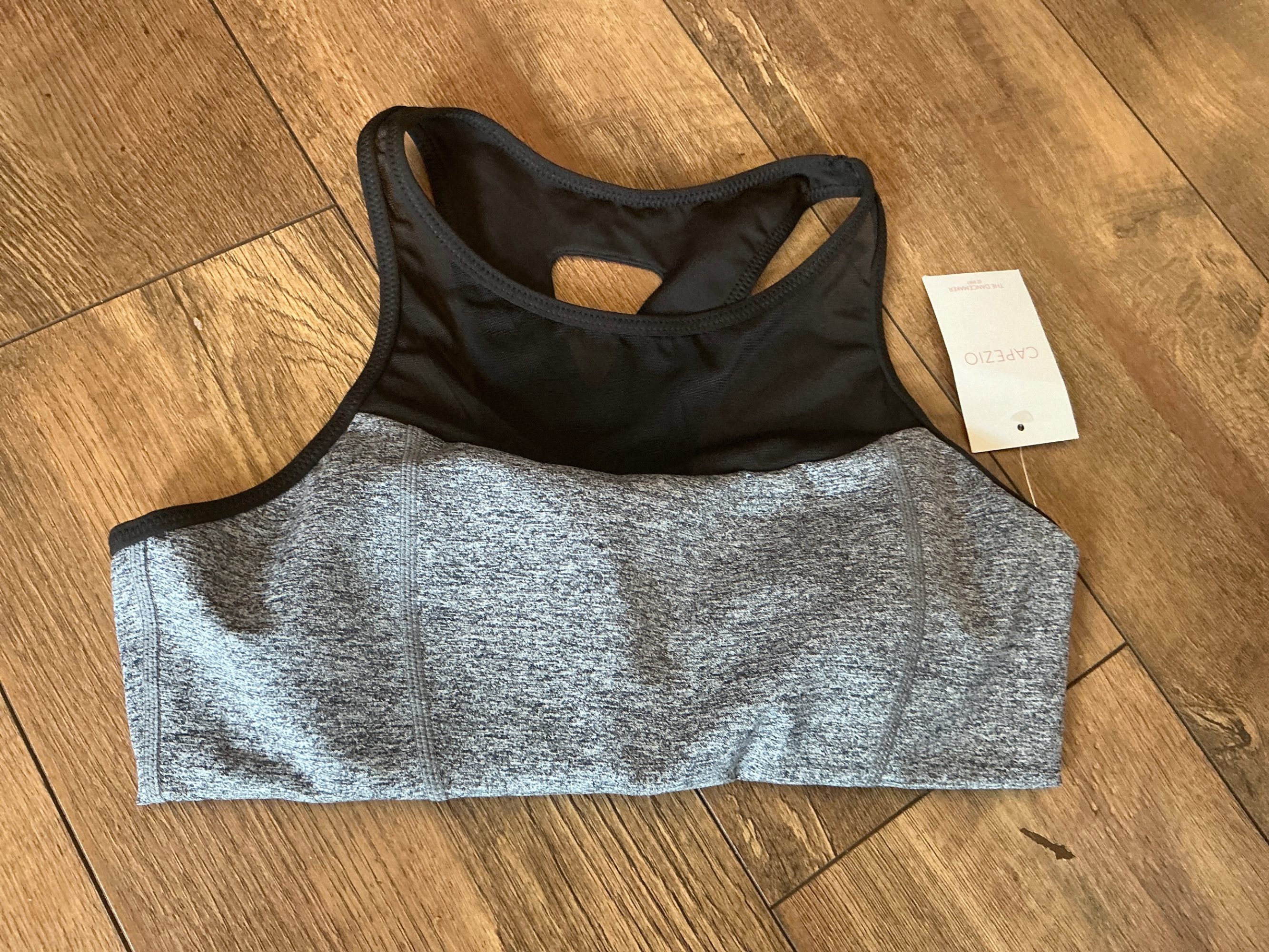 Capezio front keyhole bra top