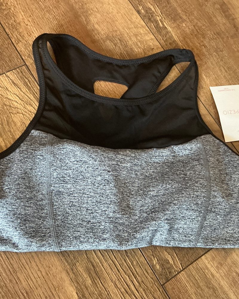 Capezio front keyhole bra top