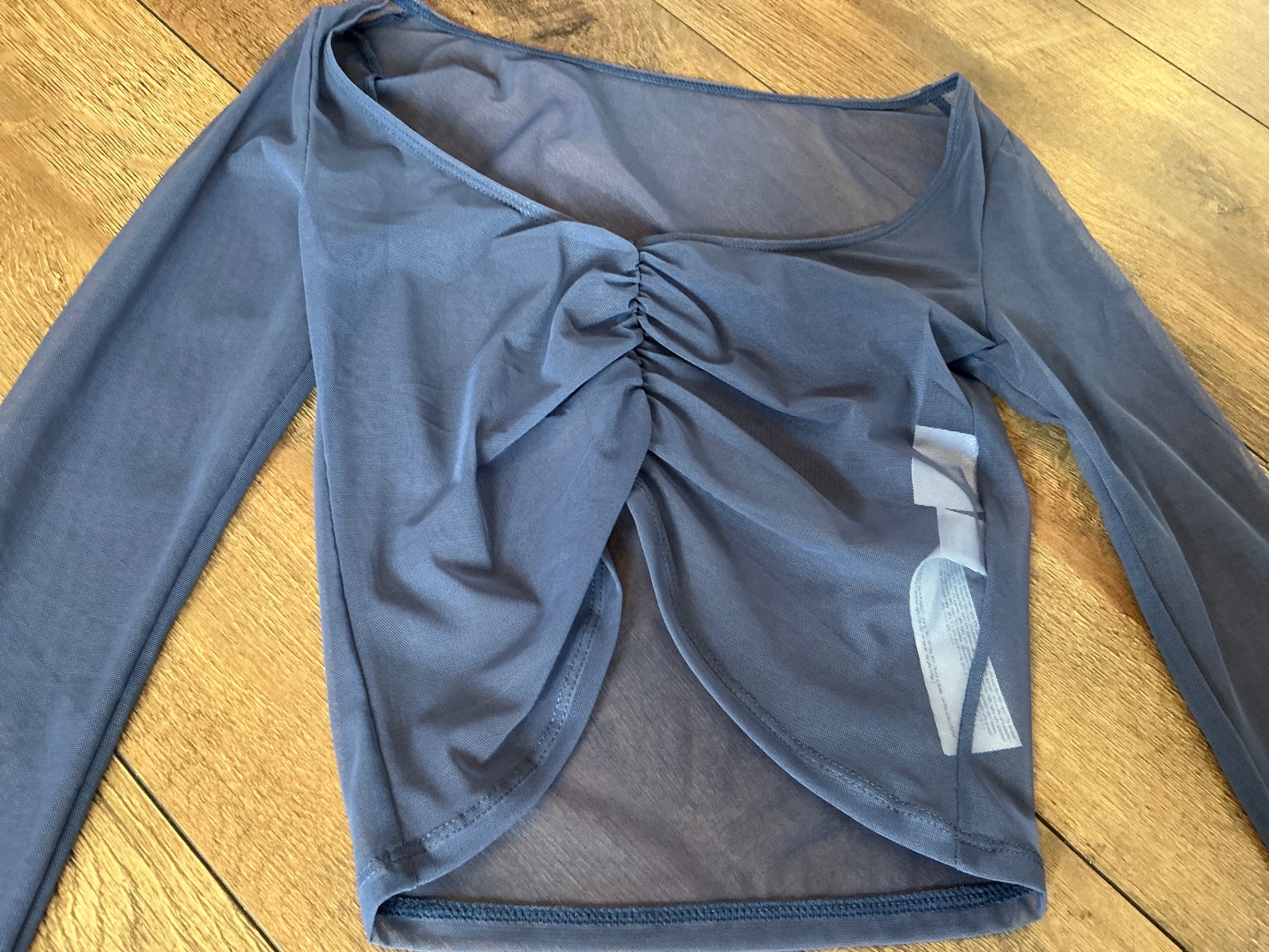 Capezio long sleeve mesh top