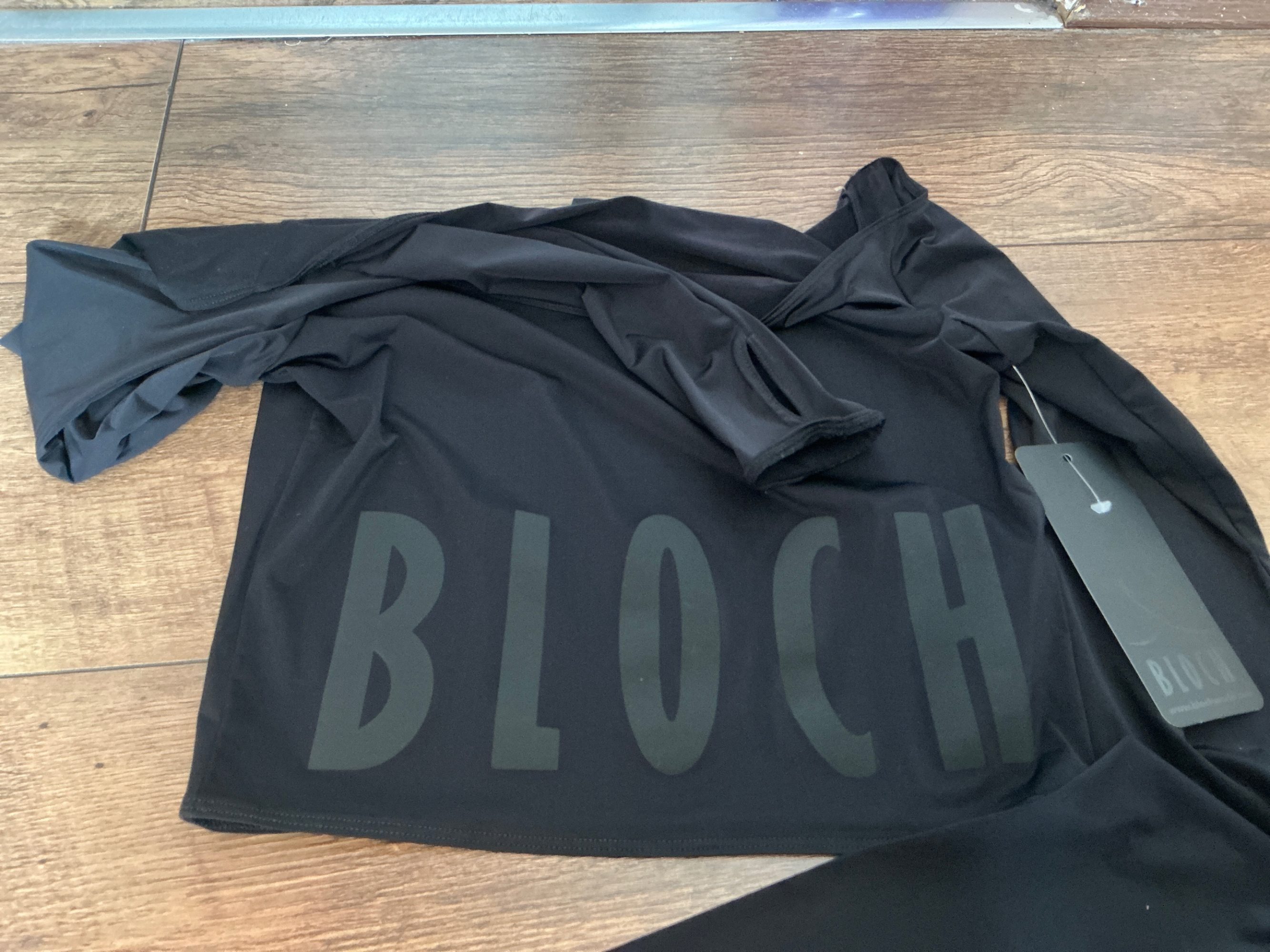 Bloch long sleeve mesh top