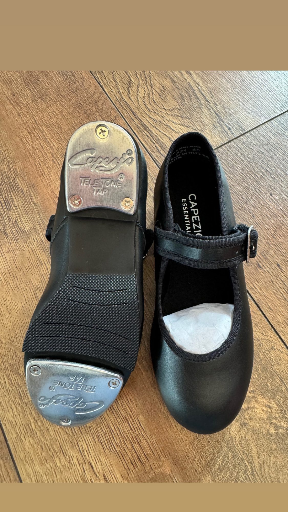 Capezio shuffle tap shoe
