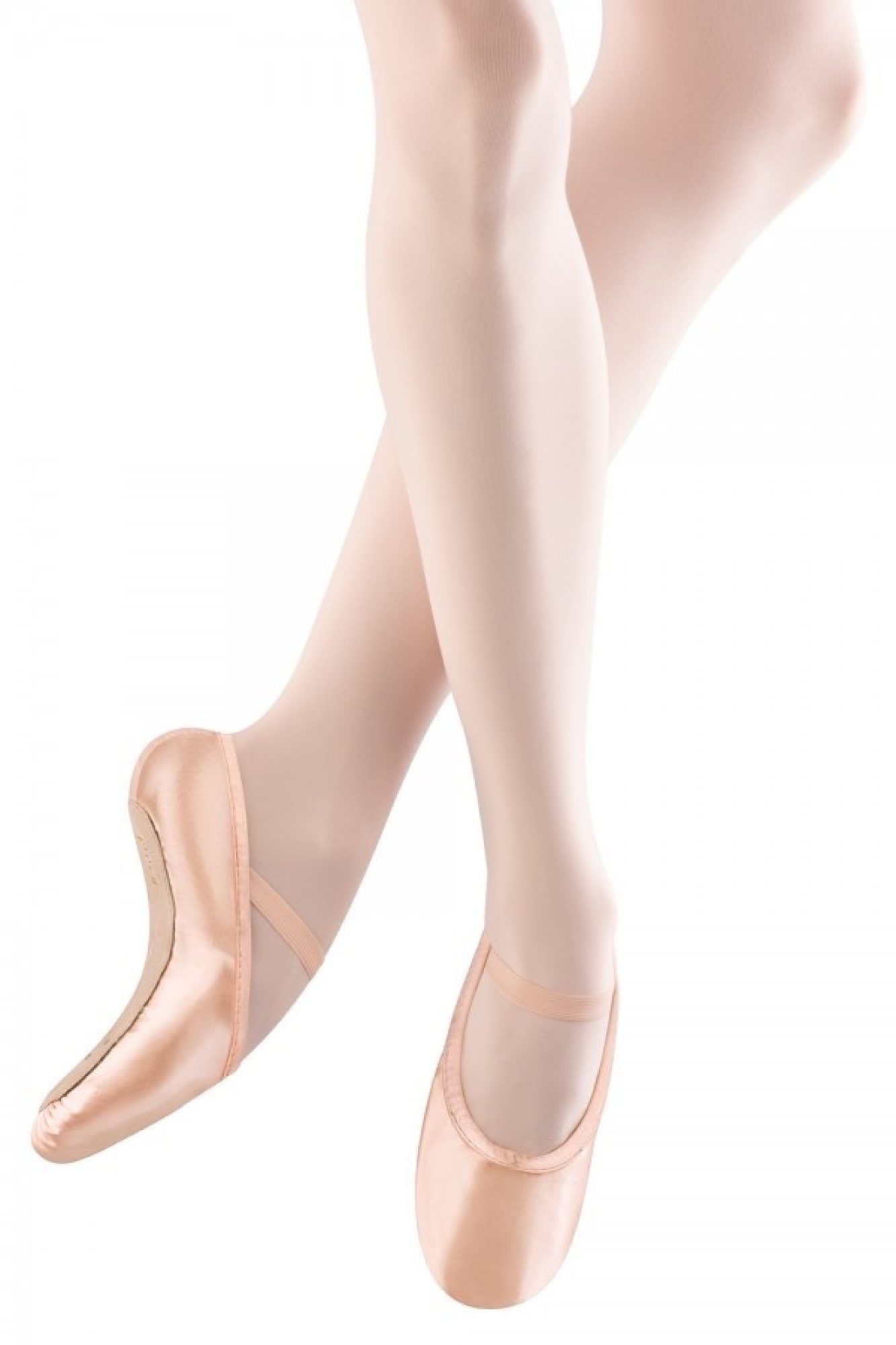 Bloch stretch satin ballet slipper