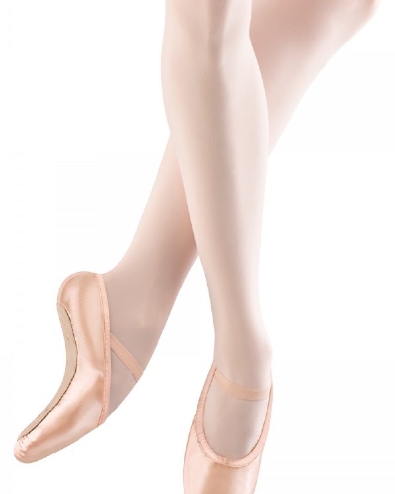 Bloch stretch satin ballet slipper