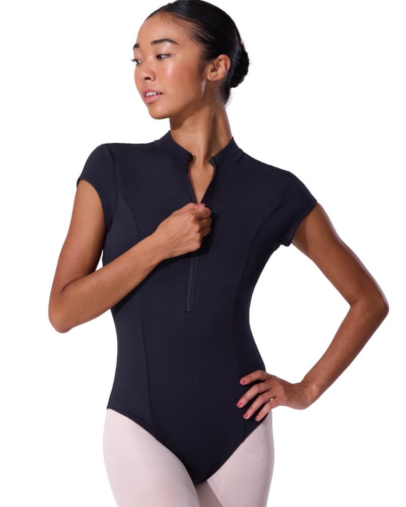 Capezio Soft Elegance zip front leotard